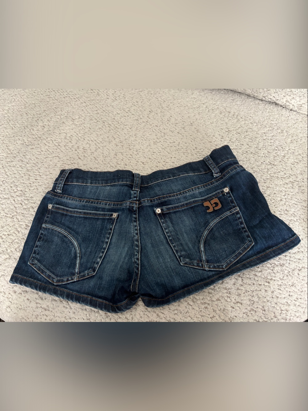 Joe's Jeans Dark Blue Denim Short Shorts